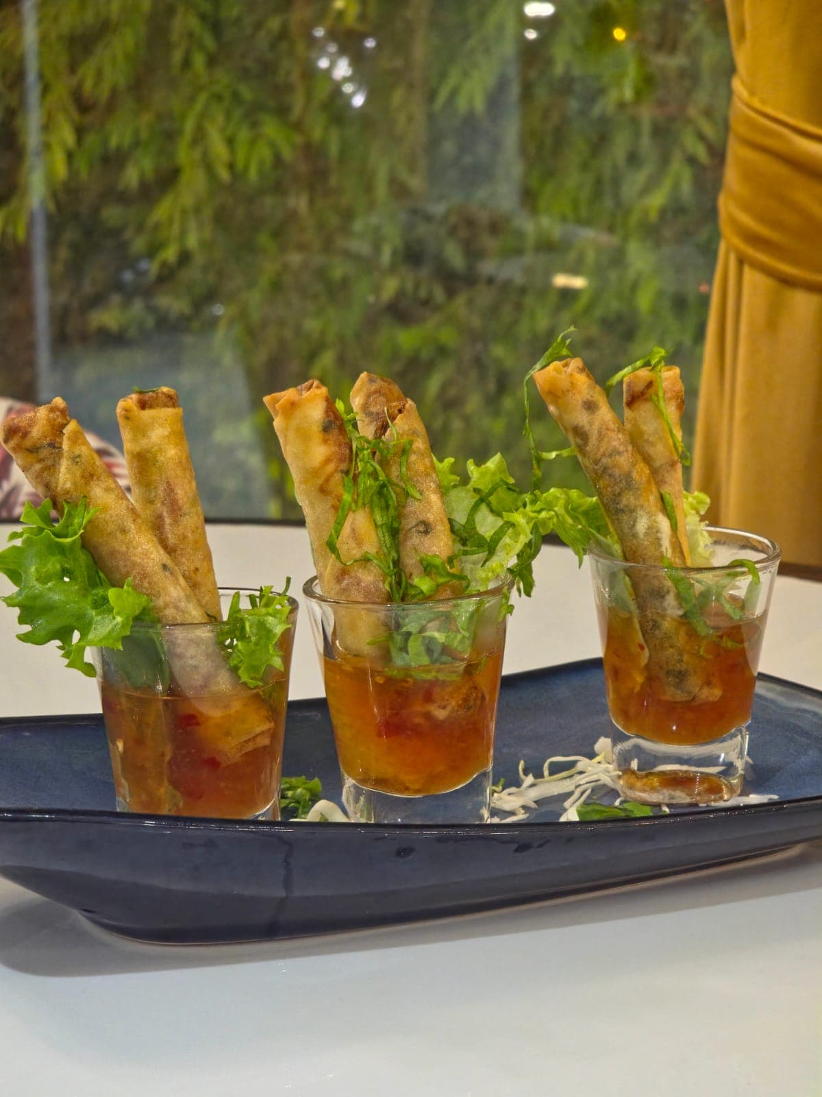 Signature plated dish at Retro Fine Dine